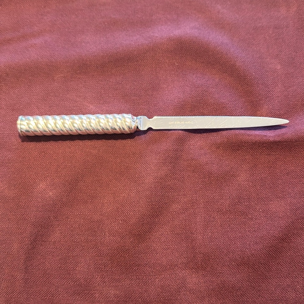LUND Sterling Letter Opener 
Approx 8 “